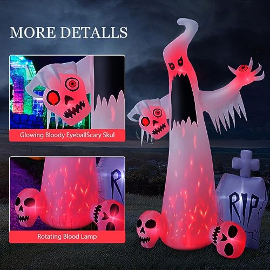 Halloween Outdoor Decorations: - Outdoor Lighting Halloween ulasan dan harga