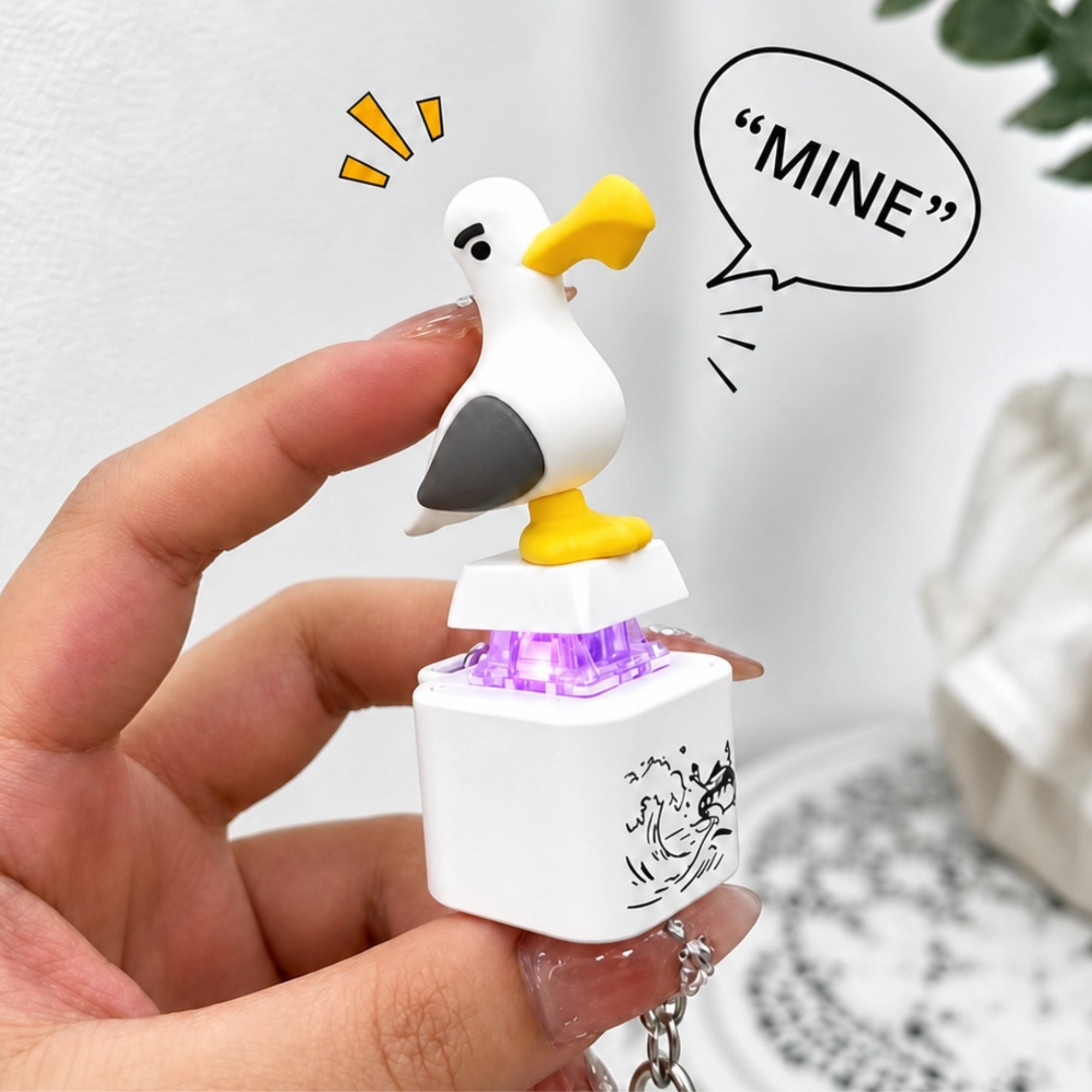 1pc Seagull Mine Sound Button  - Outdoor Lighting Halloween ulasan dan harga