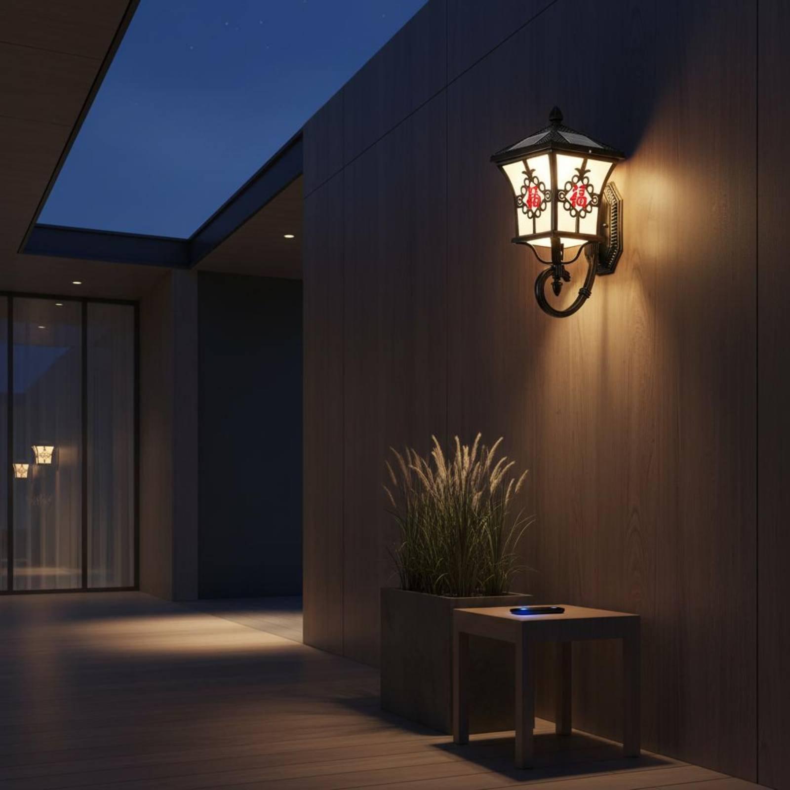 Solar Led Outdoor Wall Lamp El - Outdoor Lighting Patio ulasan dan harga