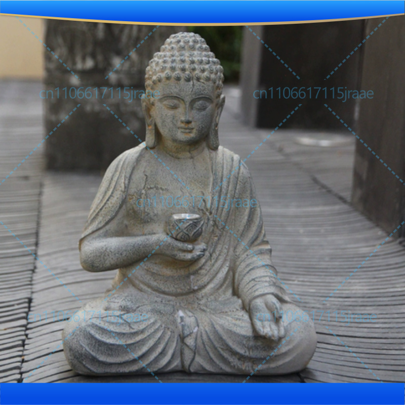 Zen Garden Decor Resin Buddha  - Outdoor Zen Lighting ulasan dan harga