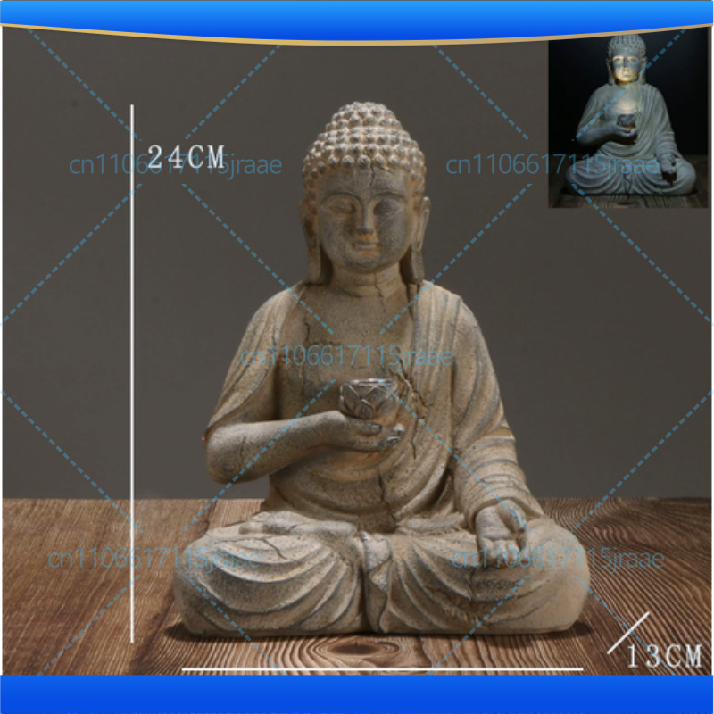 Zen Garden Decor Resin Buddha  - Outdoor Zen Lighting ulasan dan harga