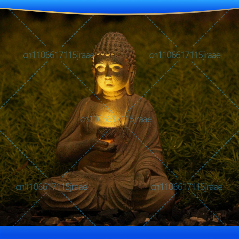 Zen Garden Decor Resin Buddha  - Outdoor Zen Lighting ulasan dan harga
