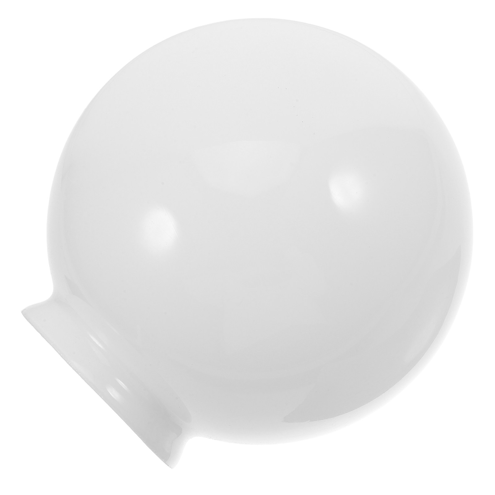Round Opal White Glass Lamp Sh - Outdoor Lighting Glass Replacement ulasan dan harga