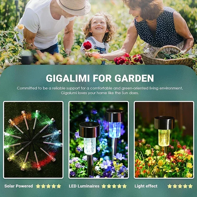Solar Outdoor Lights Garden La - Landscape Spike Light ulasan dan harga