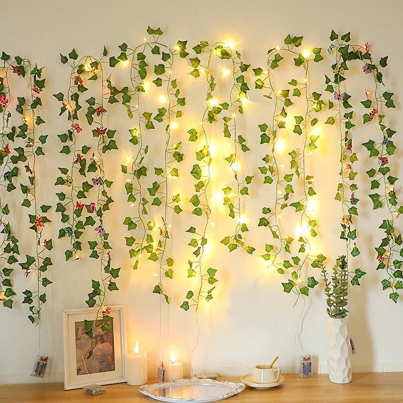 1/4/8PCS 2M Climbing Rattan Li - Outdoor Lighting No Wiring ulasan dan harga