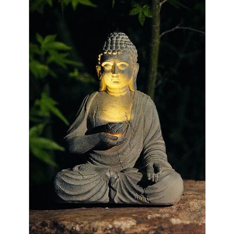2026 latest models resin buddh - Outdoor Zen Lighting ulasan dan harga