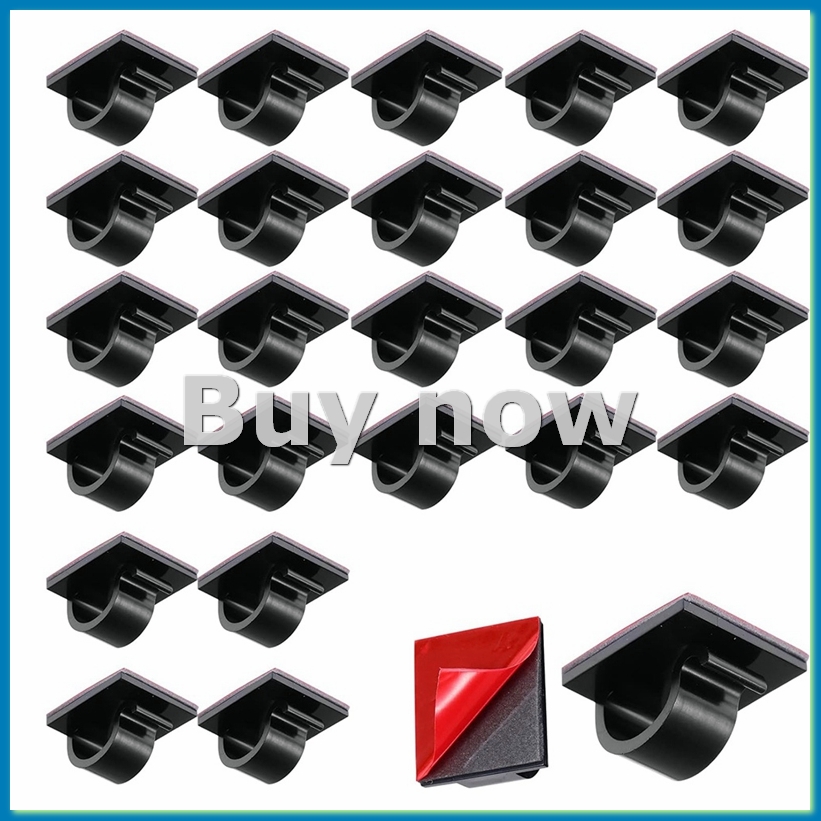 50 Pcs Mini Cable Clips Hooks  - Outdoor Lighting Hooks ulasan dan harga