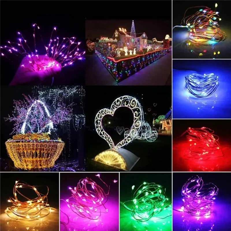 USB LED String Lights Copper S - Outdoor Lighting No Wiring ulasan dan harga