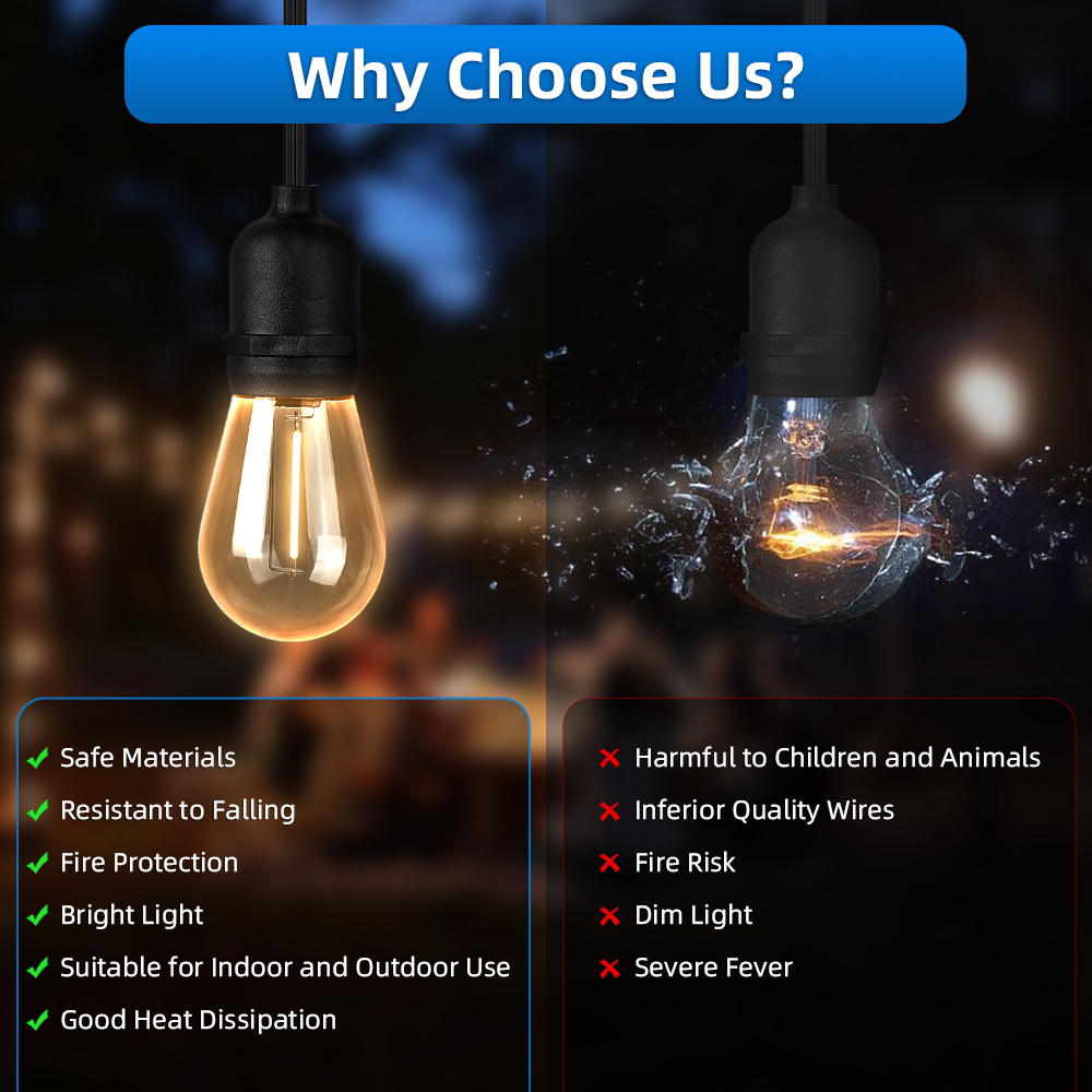 Outdoor Garden String Light De - Outdoor Lighting Options ulasan dan harga