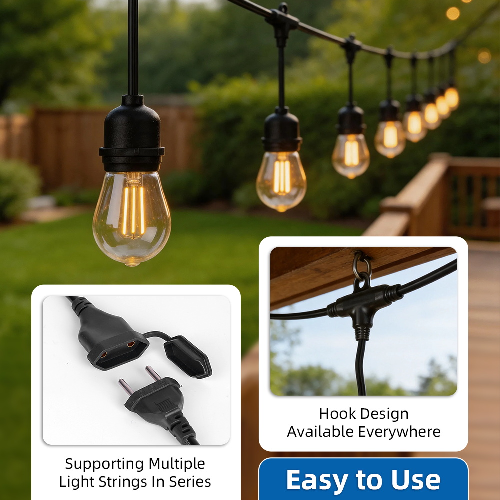 Outdoor Garden String Light De - Outdoor Lighting Options ulasan dan harga
