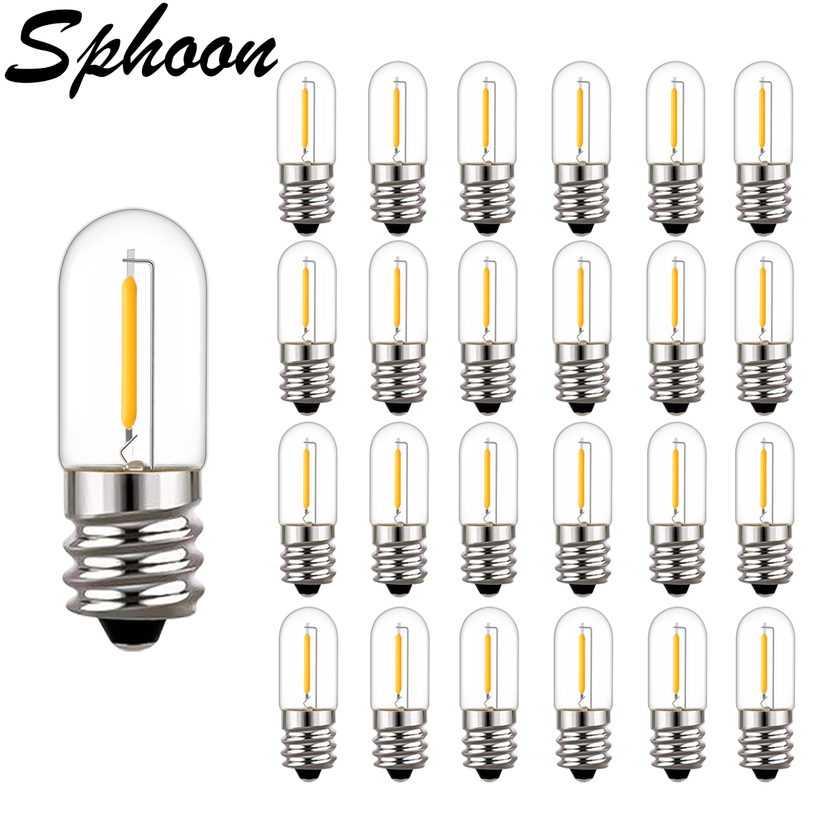 25pcs LED T16 0.6W String Repl - Outdoor Lighting Glass Replacement ulasan dan harga