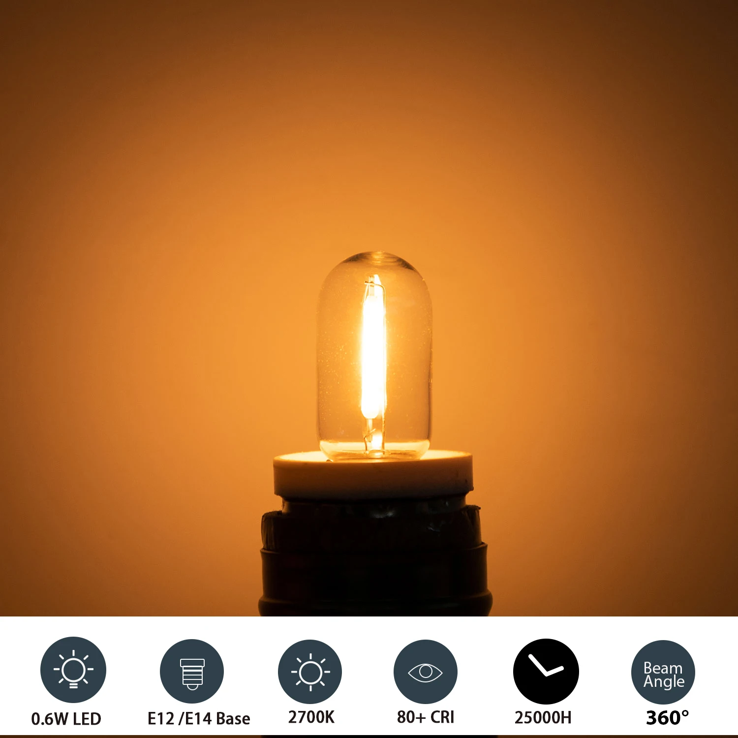 25pcs LED T16 0.6W String Repl - Outdoor Lighting Glass Replacement ulasan dan harga