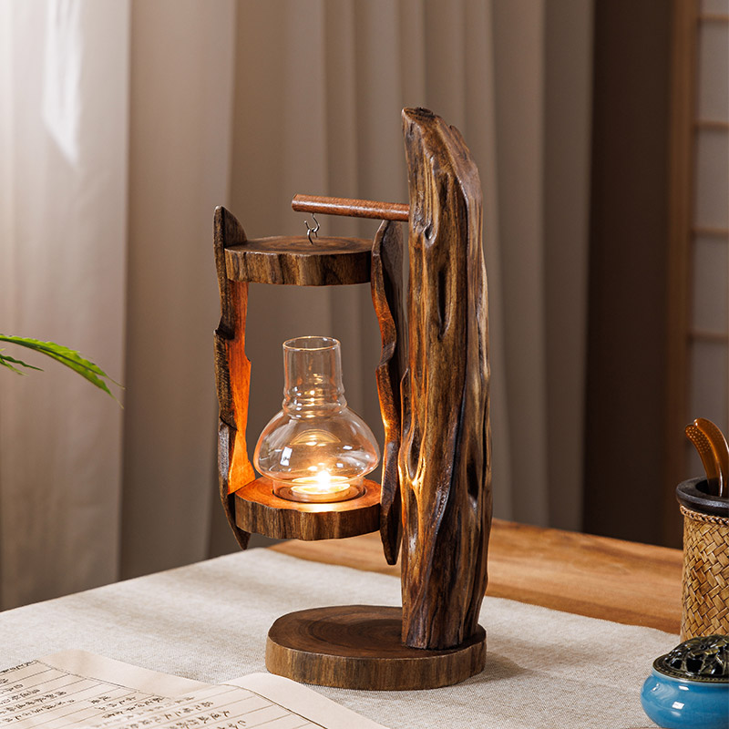 Log Wind Lamp Creative Candles - Outdoor Zen Lighting ulasan dan harga