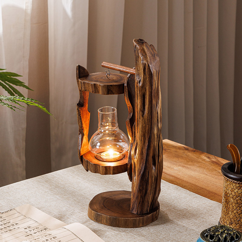 Log Wind Lamp Creative Candles - Outdoor Zen Lighting ulasan dan harga