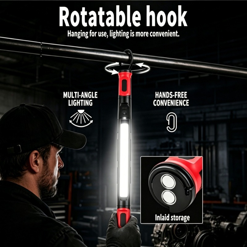 COB Magnetic Work Light Rechar - Outdoor Lighting Hooks ulasan dan harga