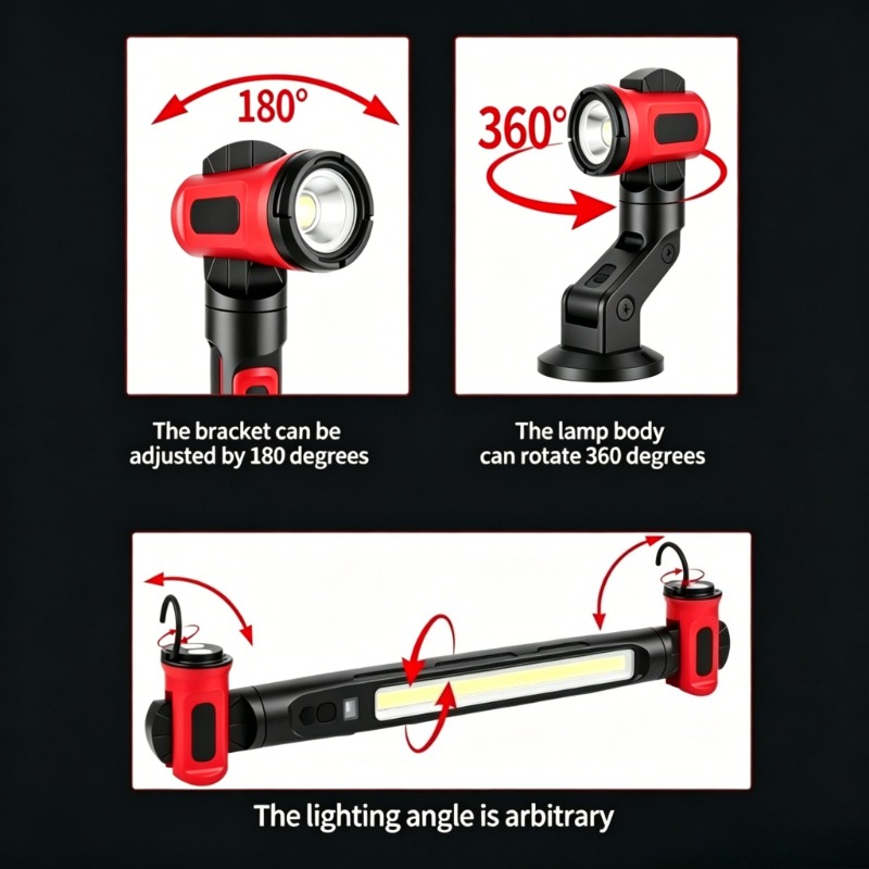 COB Magnetic Work Light Rechar - Outdoor Lighting Hooks ulasan dan harga