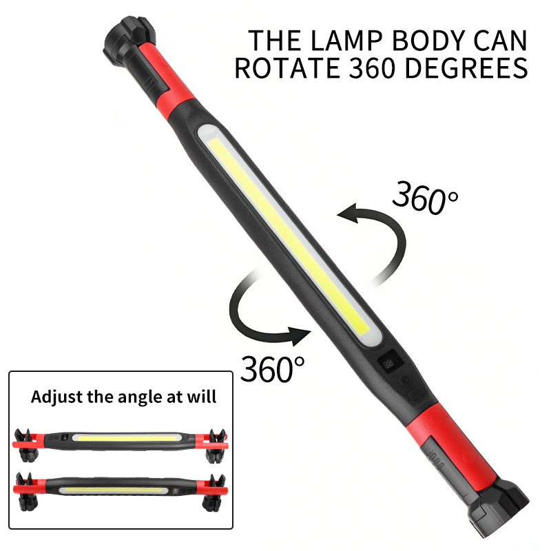 COB Work Light Type‑C Recharge - Outdoor Lighting Hooks ulasan dan harga