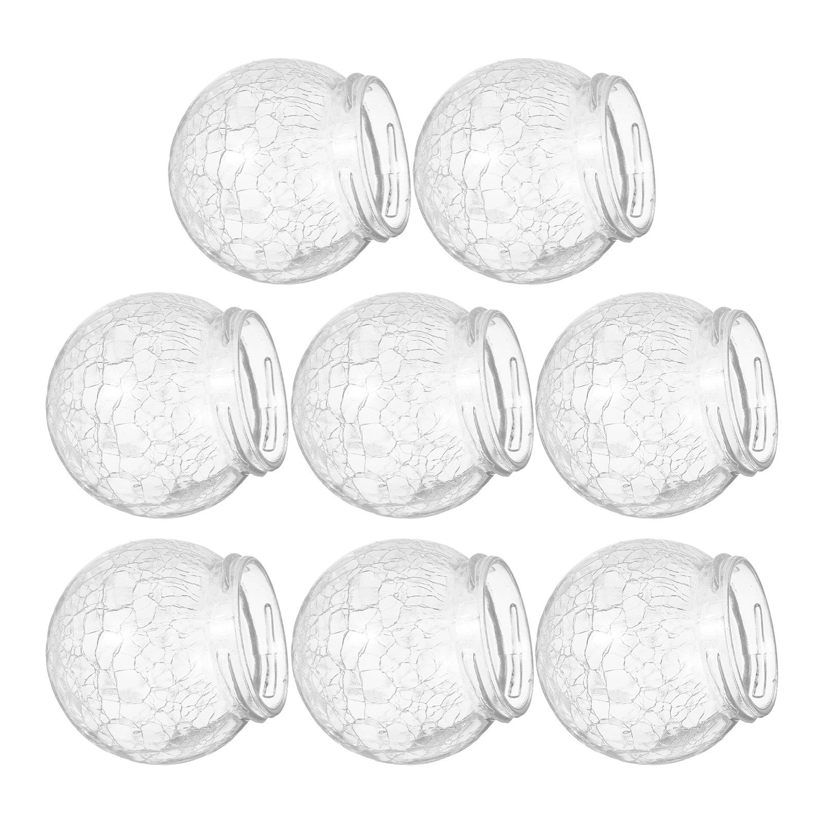 8Pcs Glass Globe Lamp Shades C - Outdoor Lighting Glass Replacement ulasan dan harga