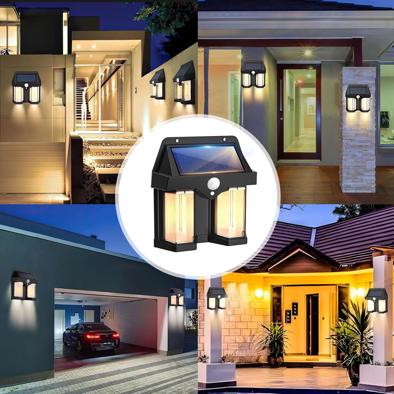 Solar Powered Wall Light Vinta - Outdoor Lighting No Wiring ulasan dan harga