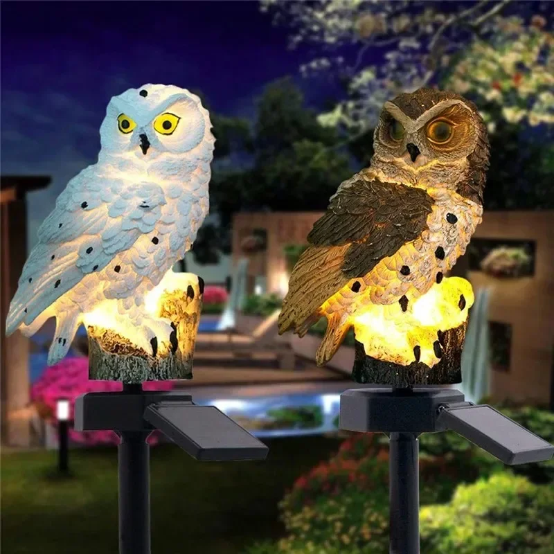 Solar Owl Statue Garden Light  - Outdoor Lighting Panel ulasan dan harga