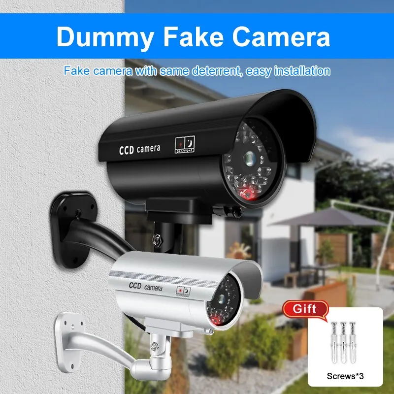 1PC Dummy Security Camera Watr - Outdoor Lighting No Wiring ulasan dan harga