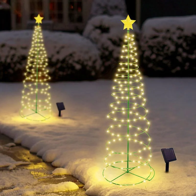 Solar Powered Christmas Tree L - Outdoor Lighting Tree ulasan dan harga