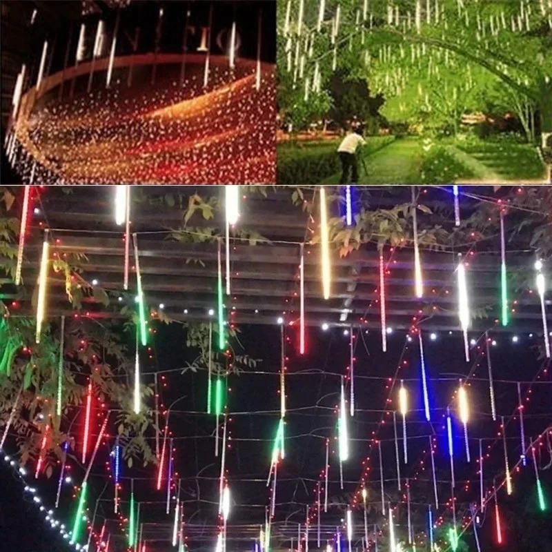 30cm /50cm Waterproof Meteor S - Outdoor Lighting Tree ulasan dan harga