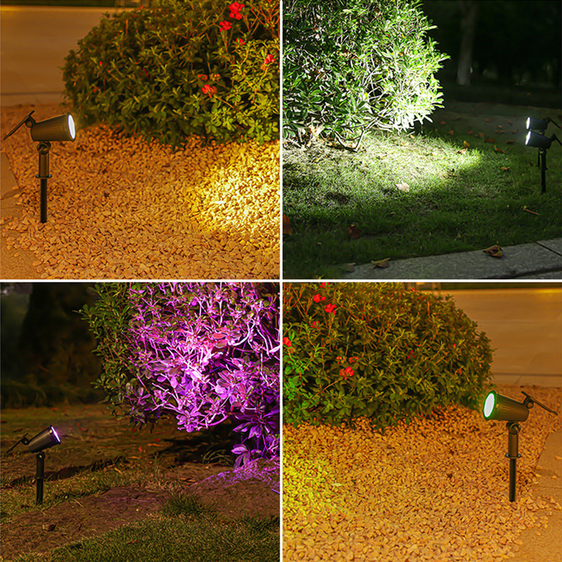 9 LED Solar Spotlights Outdoor - Outdoor Lighting Options ulasan dan harga