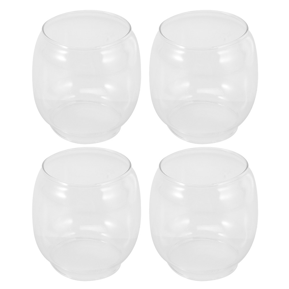 4Pcs Clear Glass Lamp Shade Re - Outdoor Lighting Glass Replacement ulasan dan harga