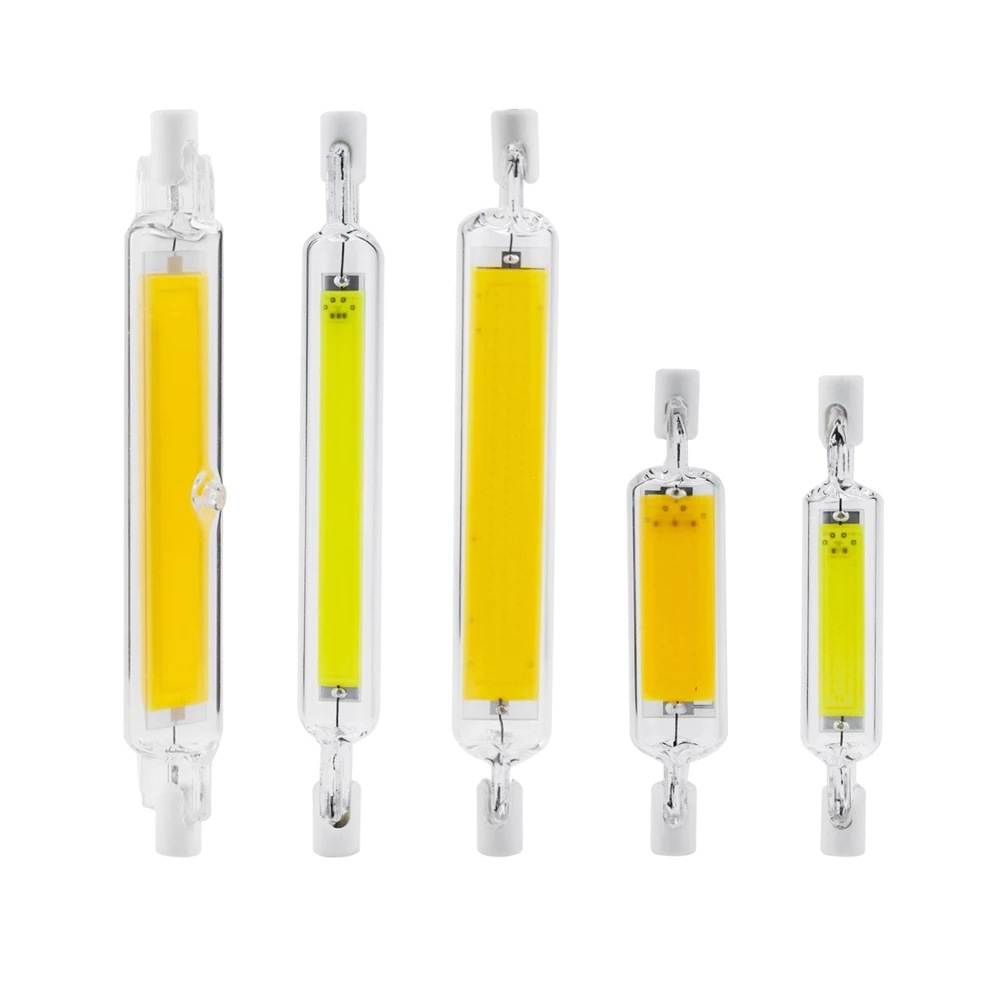 Dimmable R7S LED COB Glass Tub - Outdoor Lighting Glass Replacement ulasan dan harga