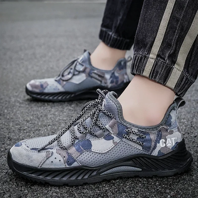 Men's Lace-up Camouflage Sneak - Outdoor Lighting High Quality ulasan dan harga