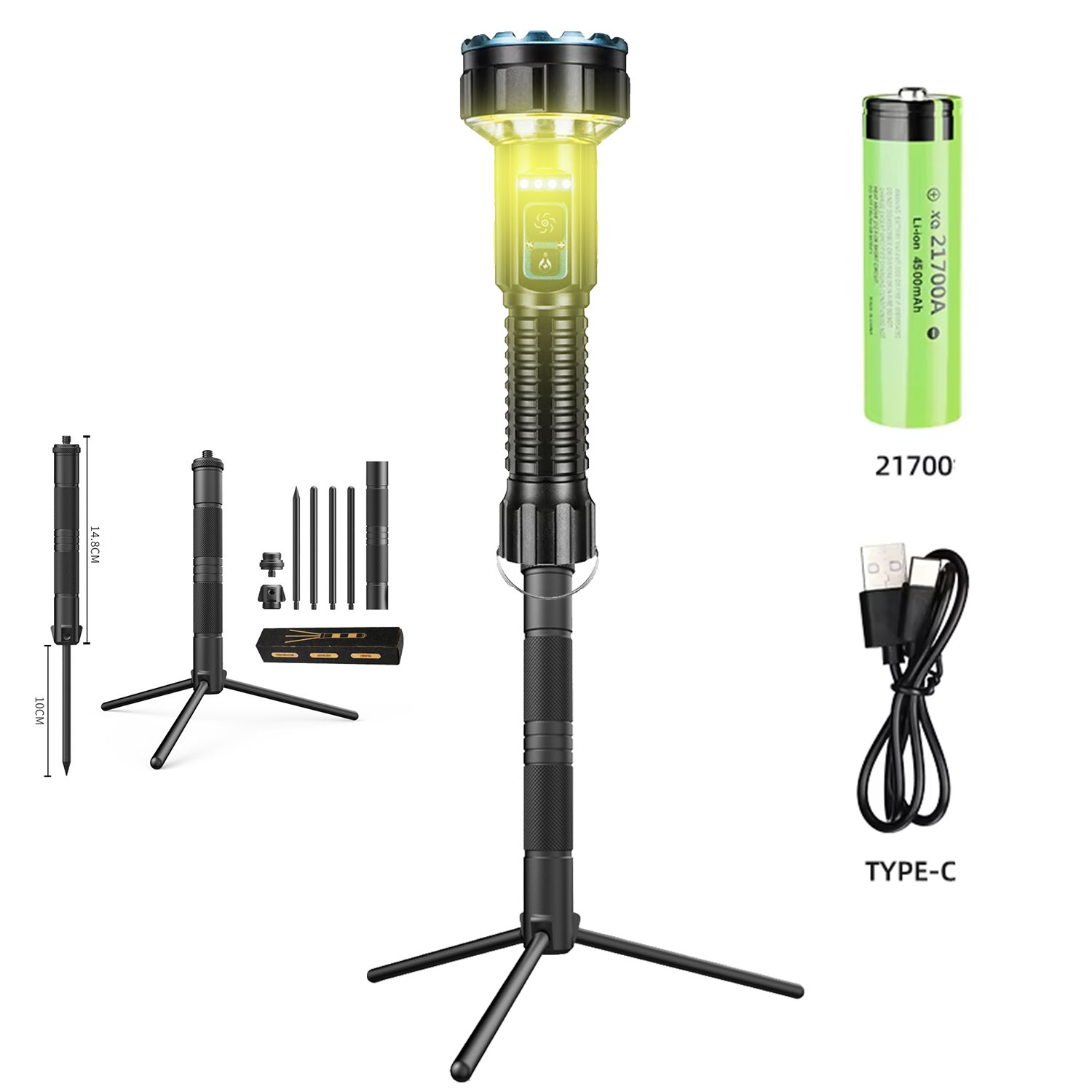 Rechargeable High Lumen Flashl - Outdoor Lighting Options ulasan dan harga