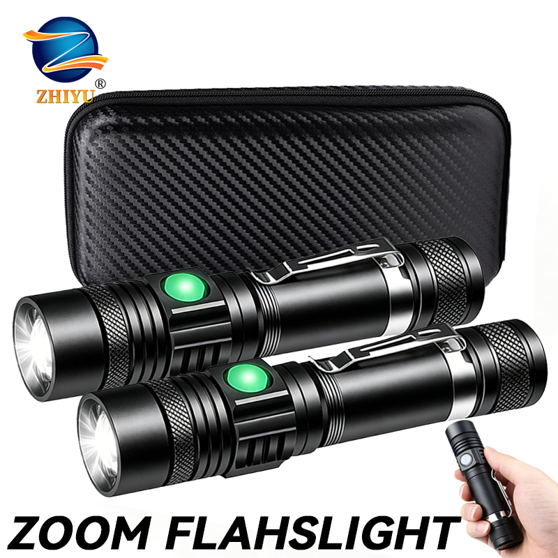 T6 LED Rechargeable Flashlight - Outdoor Lighting Panel ulasan dan harga