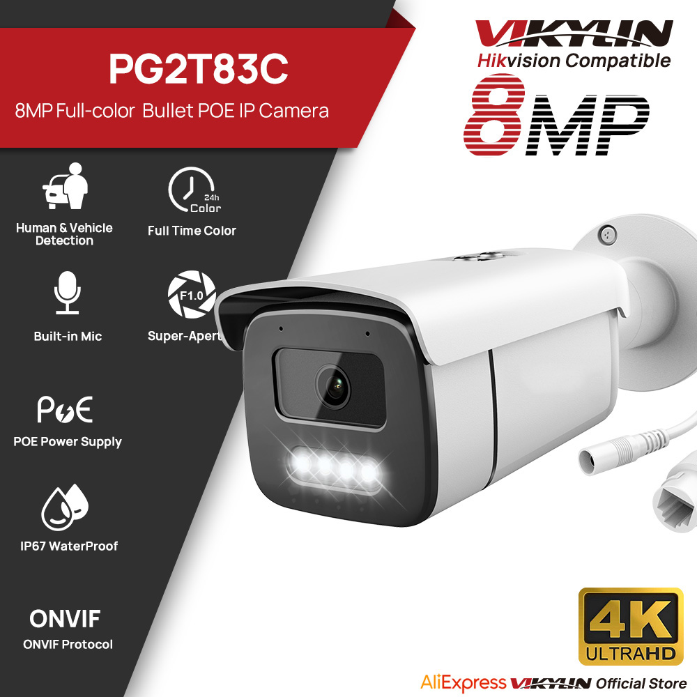 Vikylin 8MP Full Color Night V - Outdoor Lighting Options ulasan dan harga