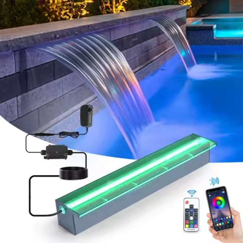 Acrylic Sheer Descent Waterfal - Landscape Spike Light ulasan dan harga