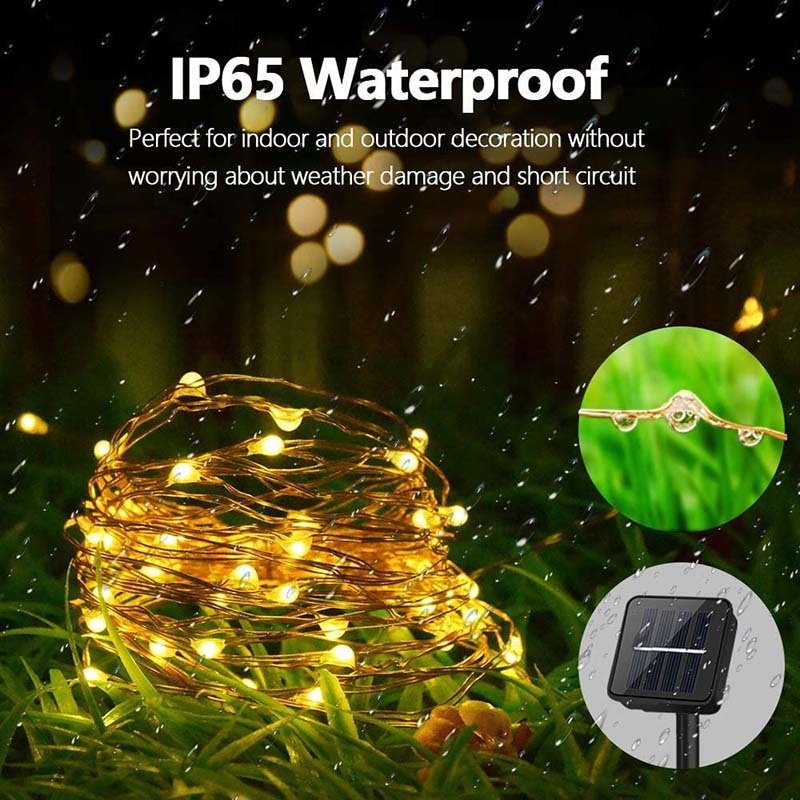 Outdoor LED Solar Fairy String - Outdoor Lighting No Wiring ulasan dan harga