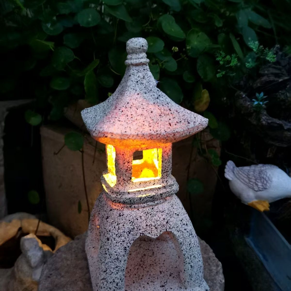 Pagoda Solar Decor Garden Ligh - Outdoor Zen Lighting ulasan dan harga