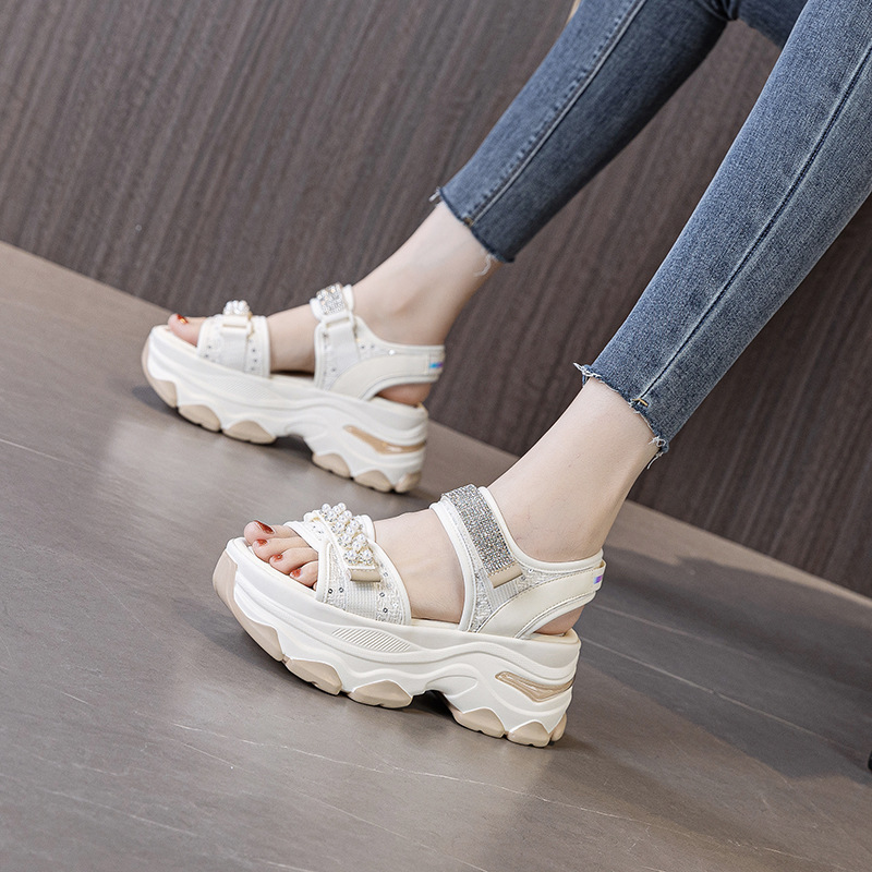 Women Crystal Diamond Sandals  - Outdoor Lighting Hooks ulasan dan harga