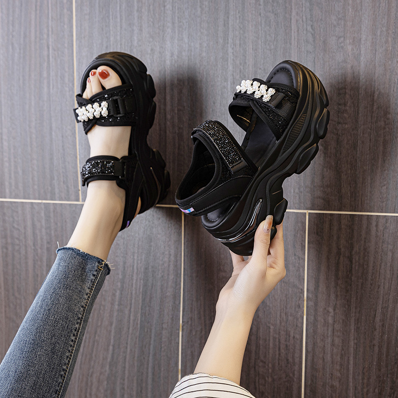 Women Crystal Diamond Sandals  - Outdoor Lighting Hooks ulasan dan harga