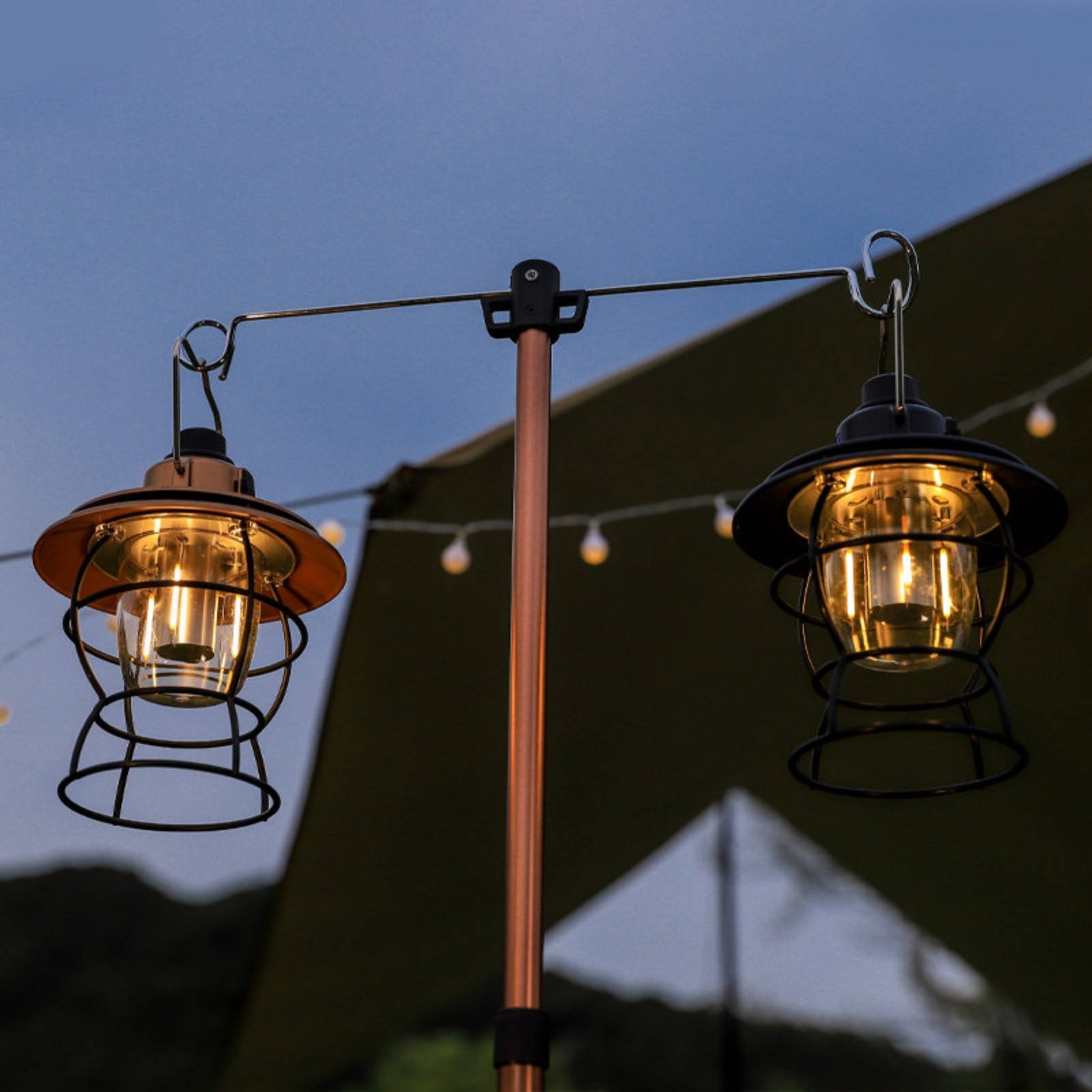 Tripod Stand with Hooks Portab - Outdoor Lighting Hooks ulasan dan harga