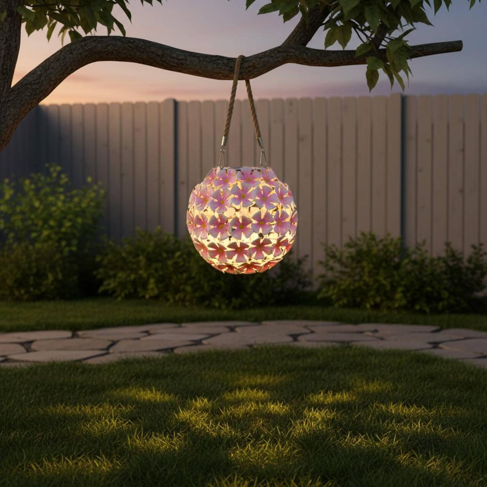 Solar Powered Wrought Iron Flo - Outdoor Lighting Tree ulasan dan harga
