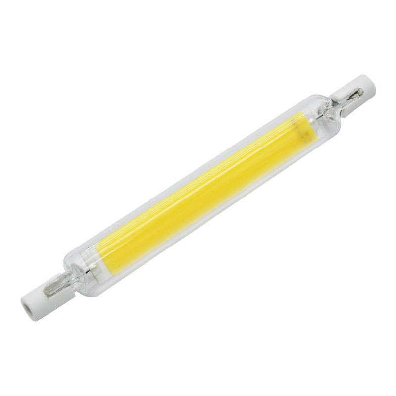 Dimmable R7S LED COB Glass Tub - Outdoor Lighting Glass Replacement ulasan dan harga