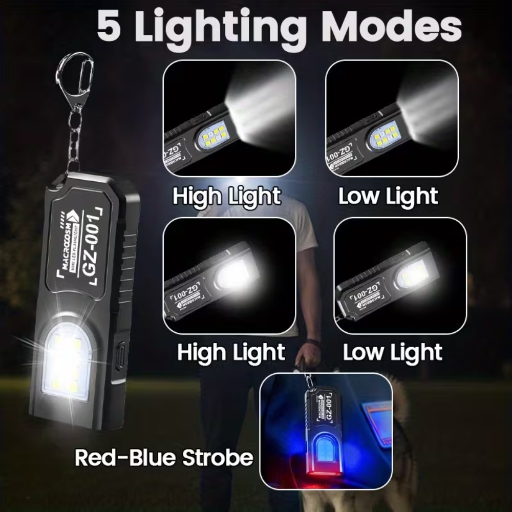 Mini COB LED Keychain Flashlig - Outdoor Lighting Panel ulasan dan harga