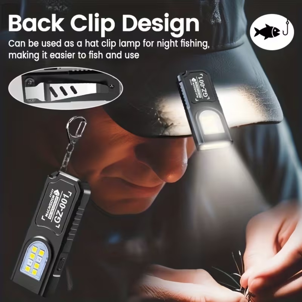 Mini COB LED Keychain Flashlig - Outdoor Lighting Panel ulasan dan harga