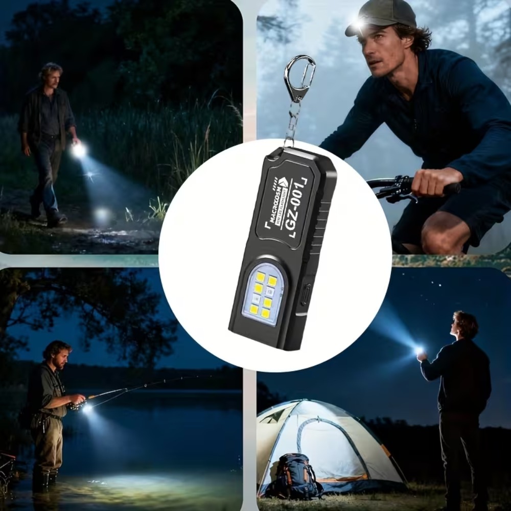 Mini COB LED Keychain Flashlig - Outdoor Lighting Panel ulasan dan harga